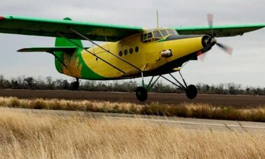 Rússia testa o clássico An-2 com motor do helicóptero Mi-8. Telegram @takeoff_ru