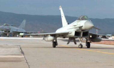 Eurofighter Typhoon. Foto: X @tcsavunma