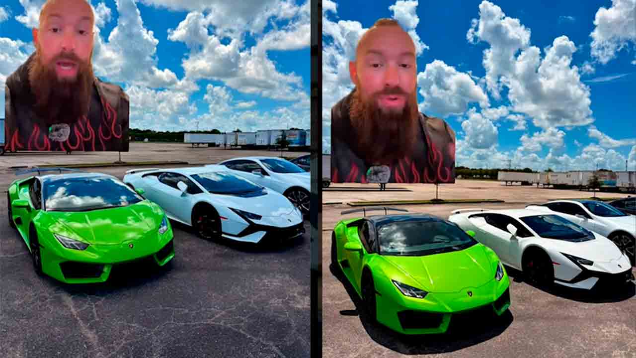 Noah Jay, who also owns a Lambo, posted a video in which he reacted to the clip