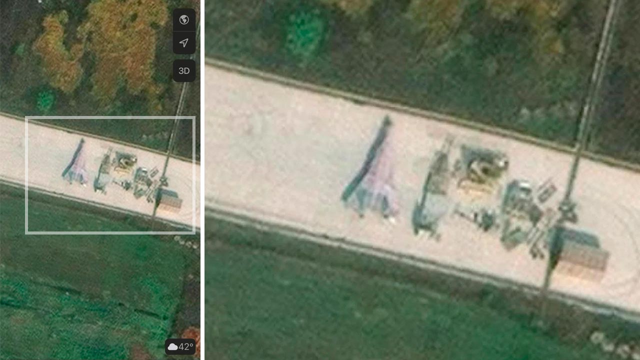 China testa aeronave misteriosa em base de radar após estudo sobre escape hipersônico (X @RupprechtDeino)