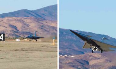 X-59. Foto: Lockheed Martin Aeronautics