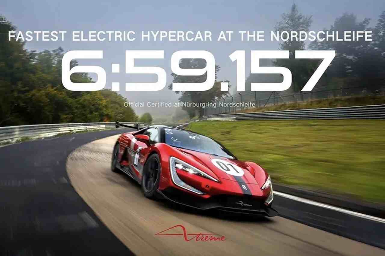 BYD electric supercar breaks speed record at Nürburgring