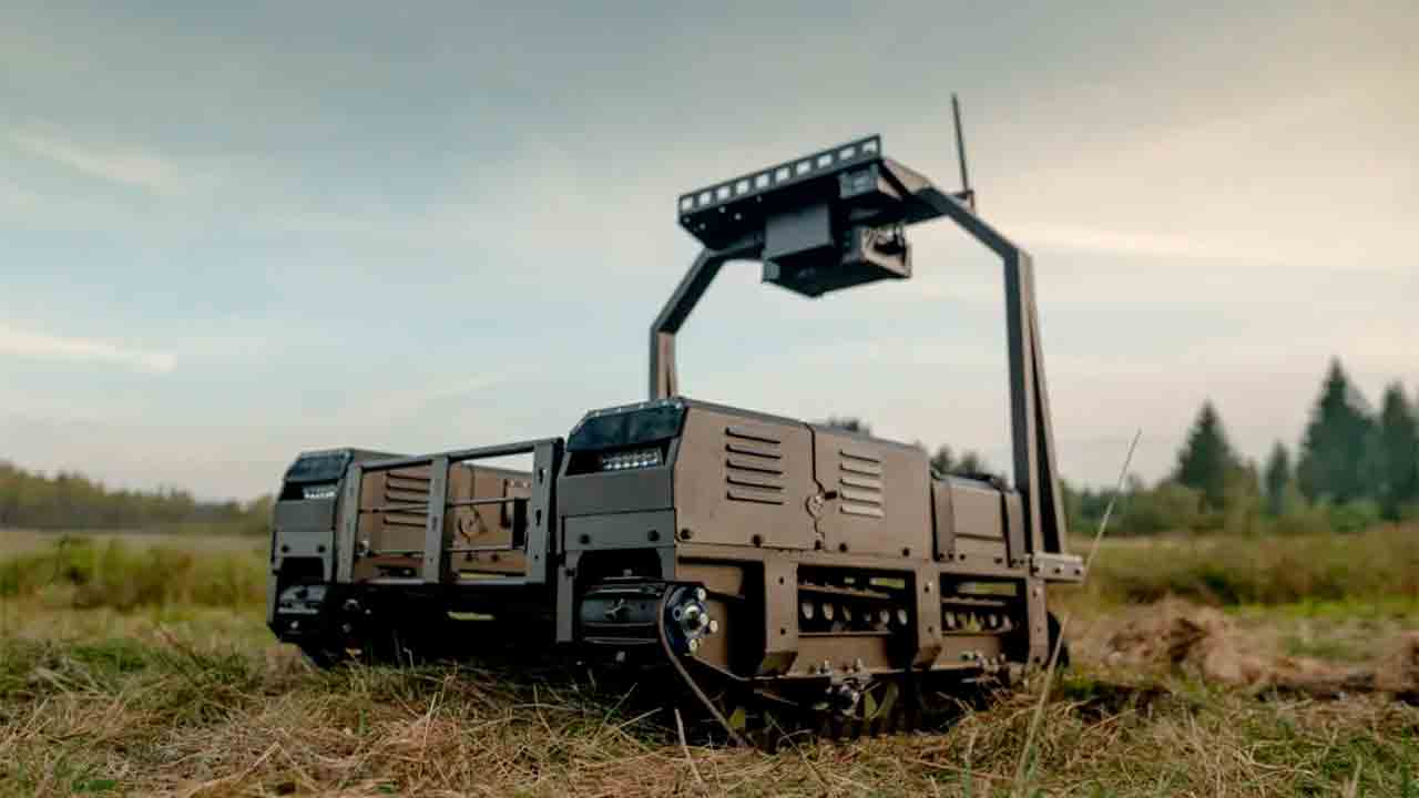 NUMO-grondrobotsysteem. Foto: Tank Bureau