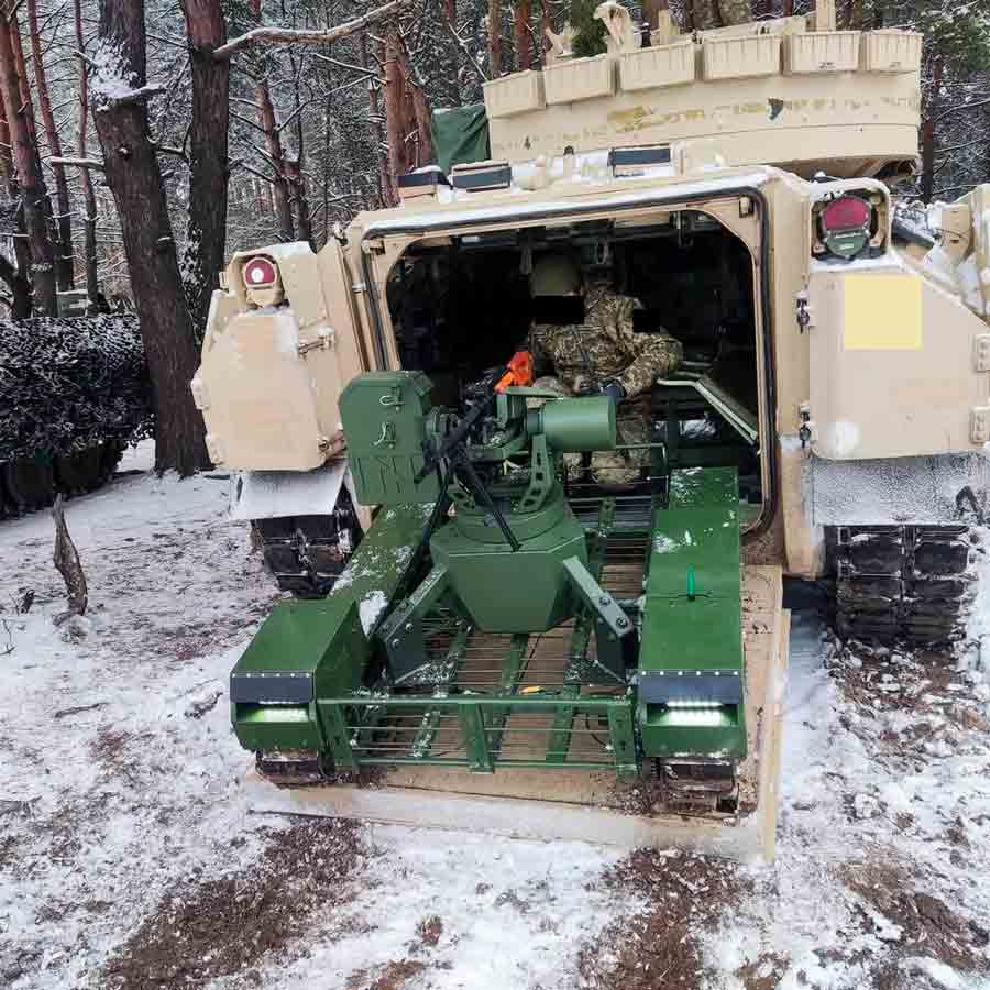 NUMO-grondrobotsysteem. Foto: Tank Bureau