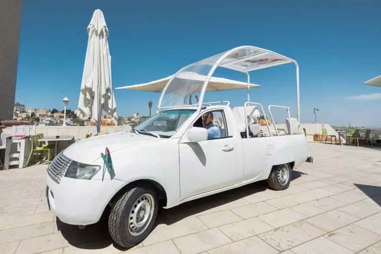 Popemobile given by Francis to Gaza may have its fate decided with the end of conflicts in Israel