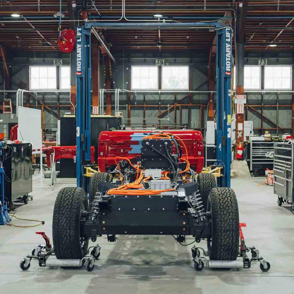 Kindred Motorworks lança plataforma para conversões elétricas de veículos clássicos. Foto: Kindred Motorworks 