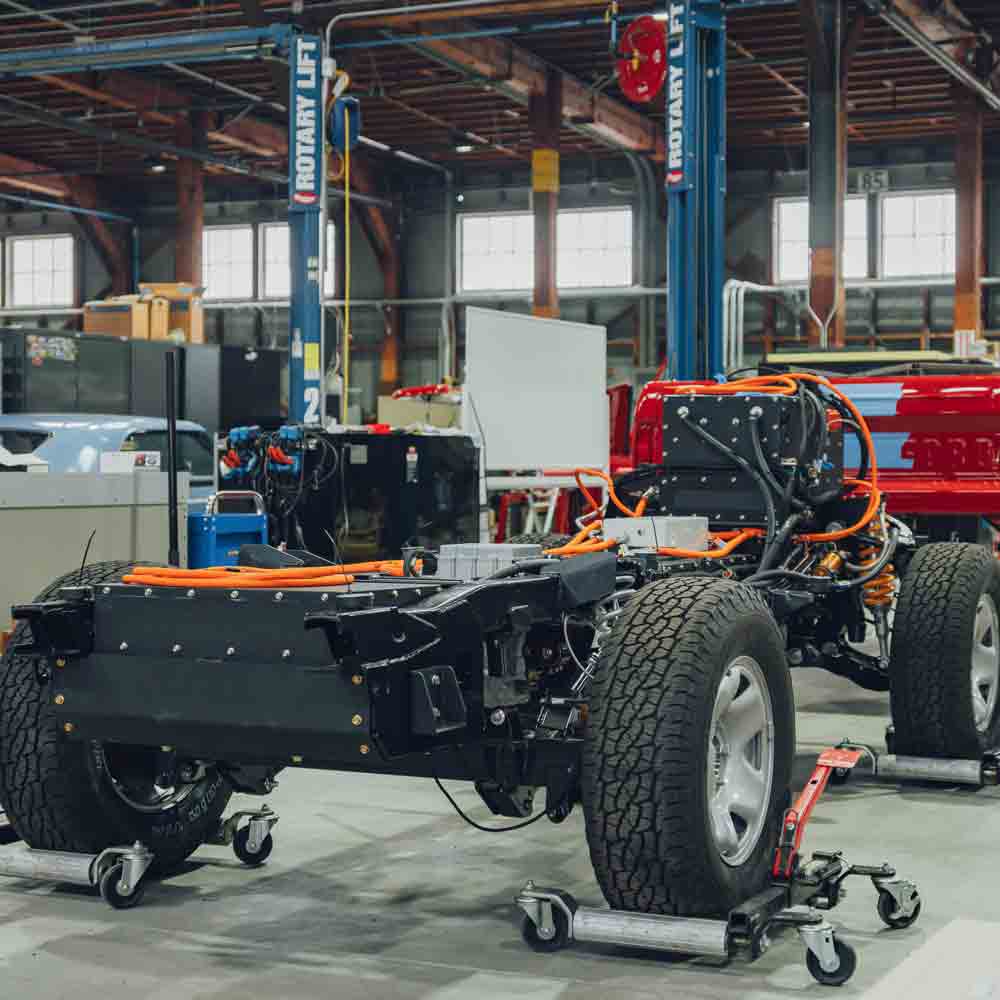 Kindred Motorworks lança plataforma para conversões elétricas de veículos clássicos. Foto: Kindred Motorworks 