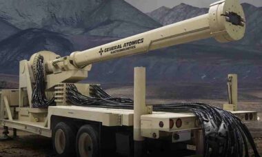 General Atomics promove canhão eletromagnético para defesa aérea e antimísseis