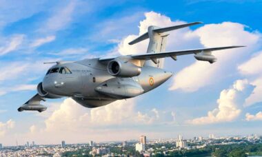 Embraer entra no mercado de defesa indiano, apostando no C-390 Millennium. Foto: Embraer