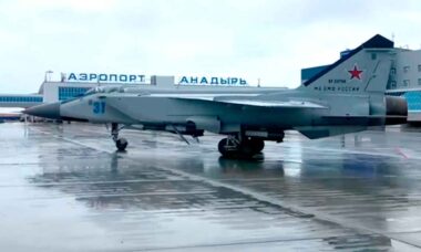 Foto ilustrativa do caça MiG-31. Fonte: Telegram @mod_russia