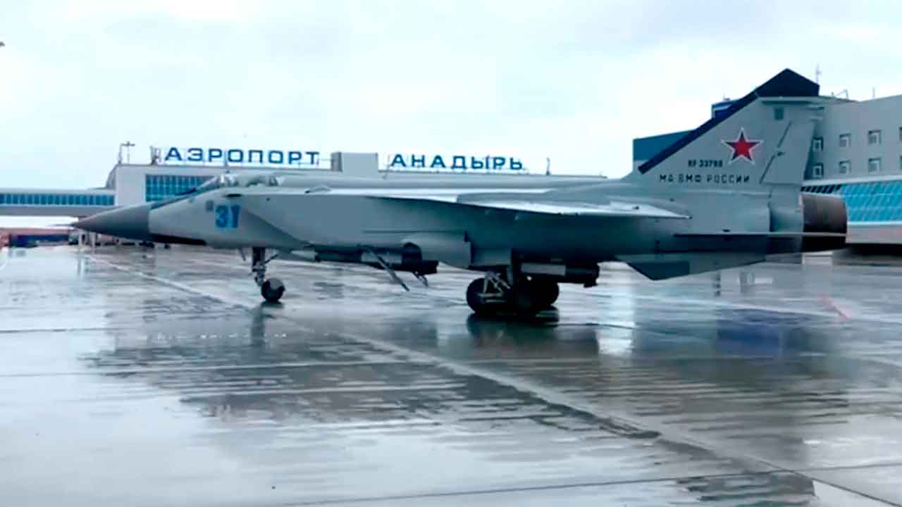 Illustratieve foto van de MiG-31-jager. Bron: Telegram @mod_russia