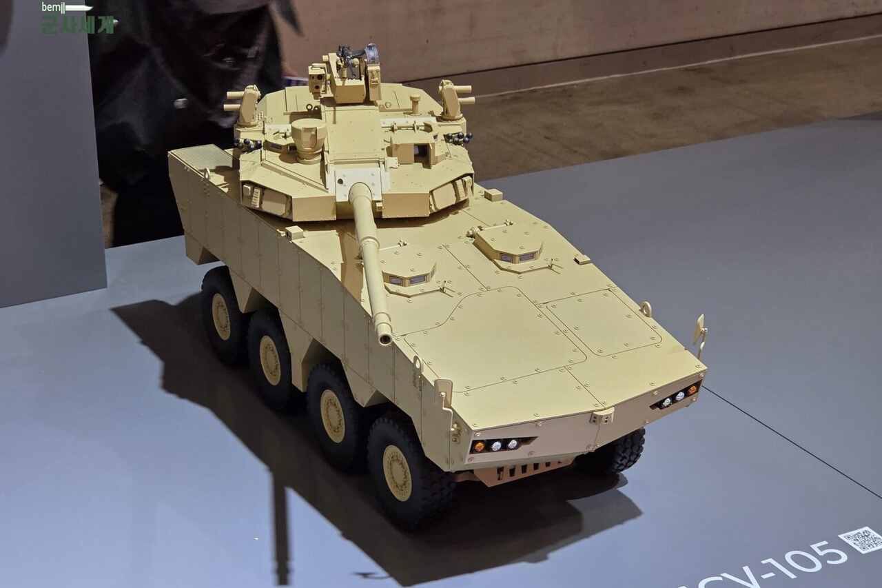 Zuid-Korea presenteert nieuwe wheeled tank gericht op export