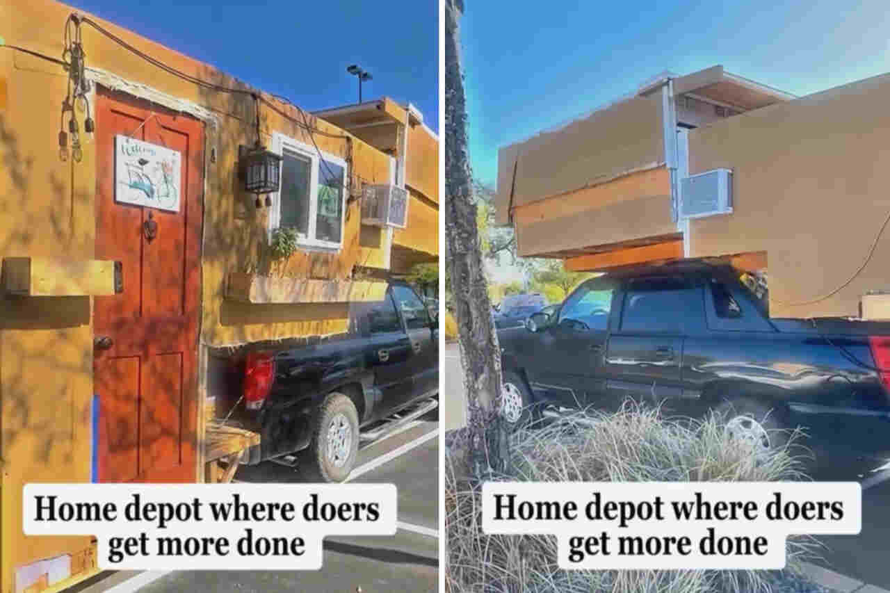 Video: Uomo riprende un camper improvvisato e lascia gli utenti di internet a bocca aperta