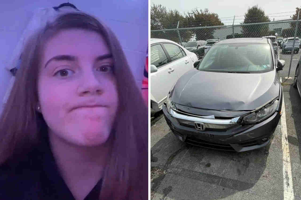 Video: Kvinde modtager billeder af sin ødelagte bil, efter hun afleverede den til Honda-forhandler til inspektion