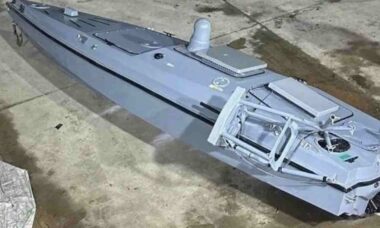 Pescadores encontram barco drone ucraniano na costa da Turquia