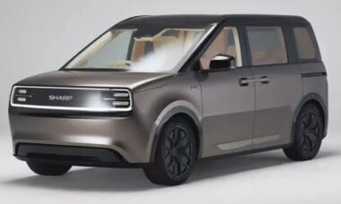 Marca de eletrodomésticos Sharp apresenta seu primeiro carro elétrico