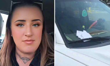 Vídeo: Mulher encontra bilhete misterioso em seu carro e fica chocada ao descobrir o motivo