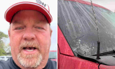 Vídeo mostra o que aconteceu com caminhonete Ford F-150 que foi atingida por raio