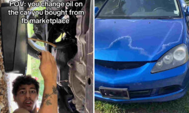 Vídeo: Homem compra carro pelo Facebook e fica boquiaberto após trocar óleo do veículo