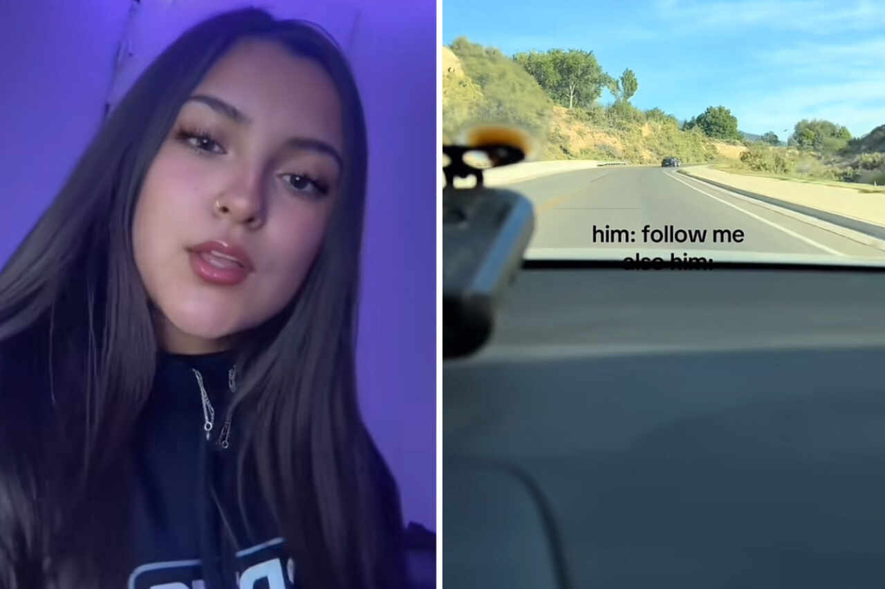 Vídeo: Mulher relata drama após tentar seguir seu namorado "velocista" na estrada 