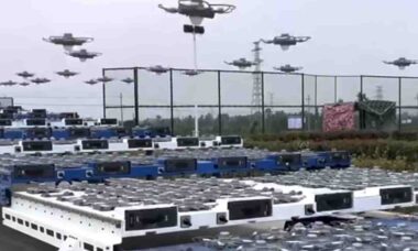 Show de luzes na China levanta preocupações sobre tecnologia de enxame de drones