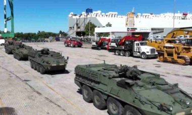 Argentina recebe primeiros veículos Stryker e avança na modernização do Exército