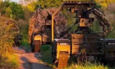 UGV ucraniano Droid TW 12.7 mantém posição por 45 dias e substitui infantaria