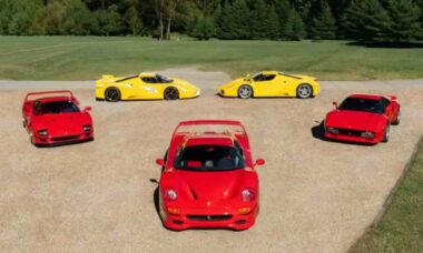 Coleção de 46 Ferraris extremamente raras irá a leilão após a morte de empresário