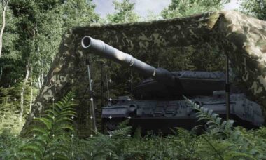Exército alemão planeja aquisição de mantas de camuflagem para tanques