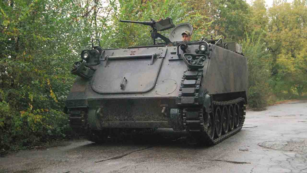 Veículo blindado de transporte de pessoal M113 nas Forças Armadas da Ucrânia. Foto: Wikimedia