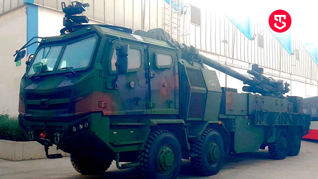 Turkish Army receives Panter, its first wheeled howitzer (Photo: X @SavunmaSanayiST)