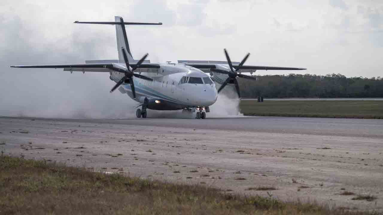 アメリカ空軍のC-146Aウルフハウンド。写真:USAF