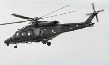 Helicóptero AW149. X @PZLSwidnik