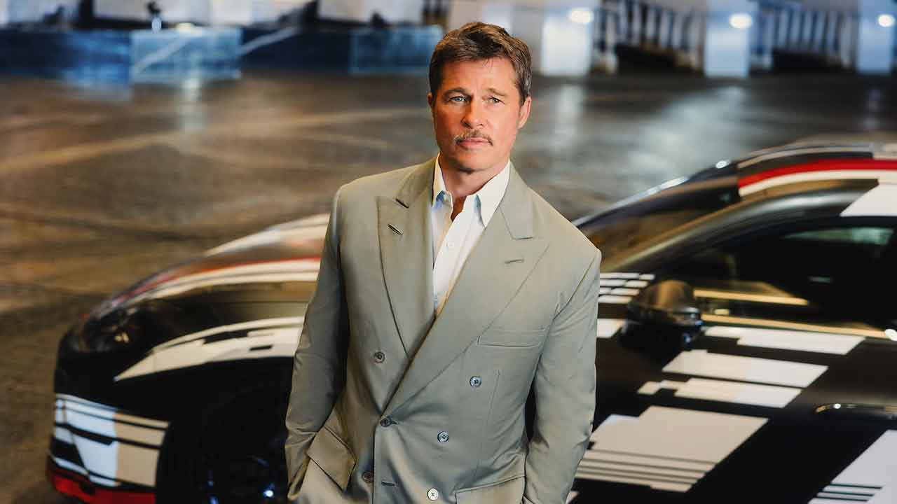Mercedes-AMG annoncerer Brad Pitt som globalt ansigt for den nye GT 4-Door Coupé. Foto: Mercedes-AMG