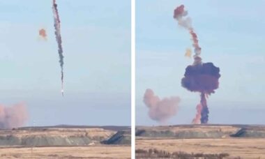 RS-28 Sarmat - Rússia perde míssil balístico após explosão no lançamento. Instagram @ukraine_defence