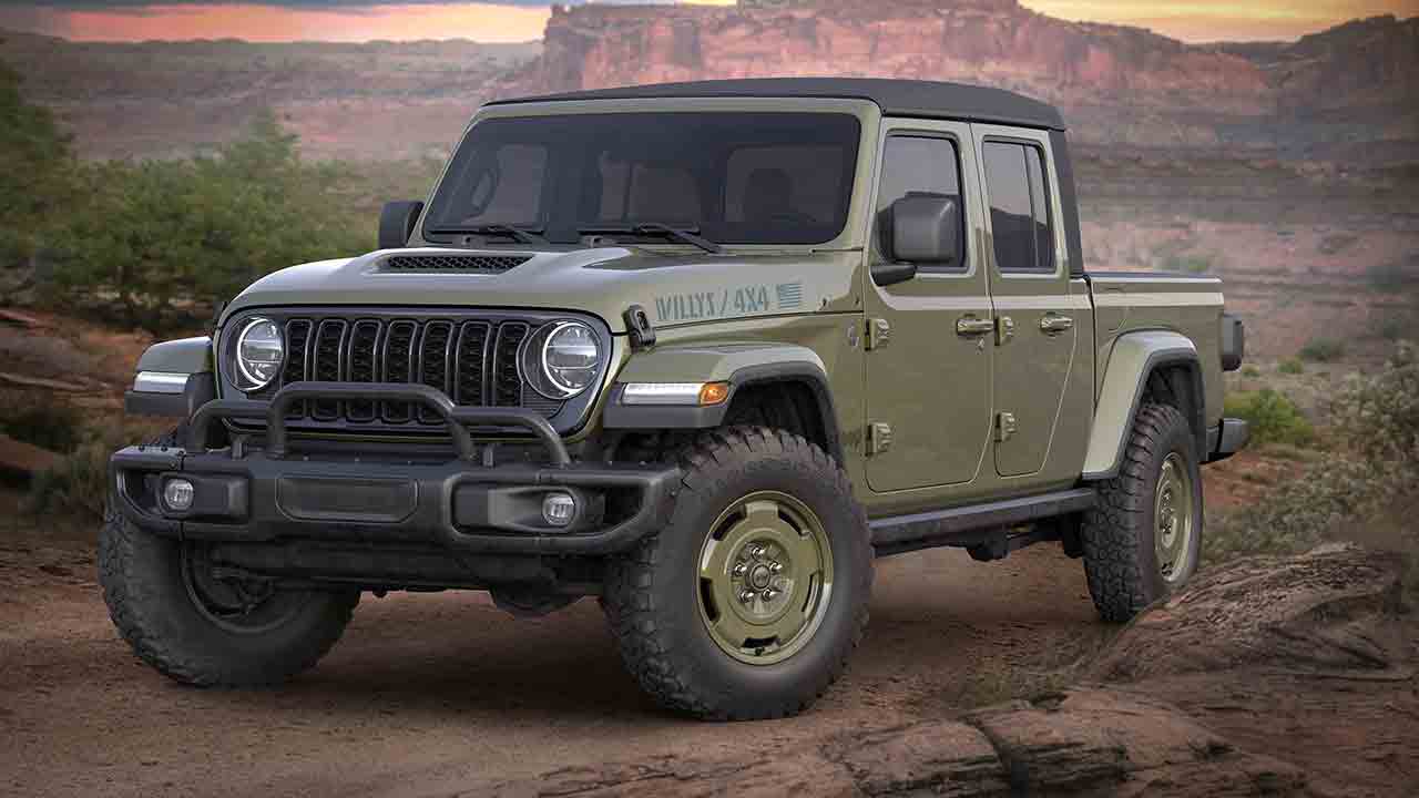 Jeep Gladiator Willys '41 2026 se inspira em antigo caminhão militar (Foto: Jeep)