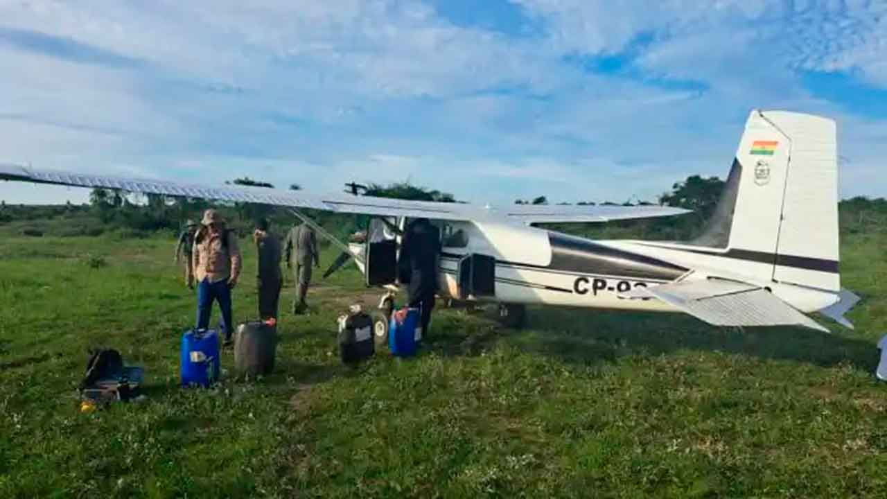 A-29 Super Tucano Paraguays führt erste Abfangaktion an der Grenze zu Brasilien durch. Foto: Paraguayisches Verteidigungsministerium