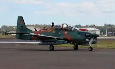 A-29 Super Tucano do Paraguai. Foto: Força Aérea Paraguaia (FAP)