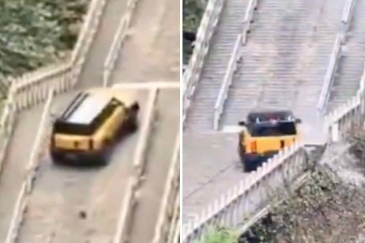 Video: Chery cerca di imitare Land Rover e distrugge un monumento storico in Cina