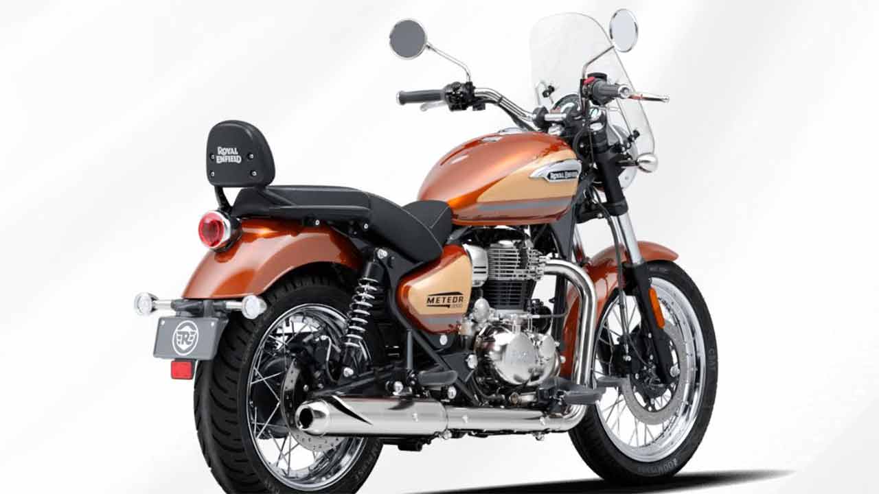 Meteor 350 Sundowner Orange. Photo: Royal Enfield