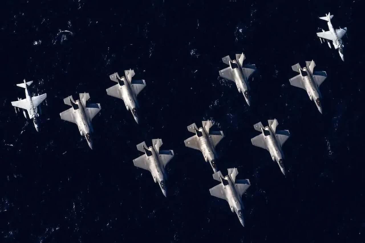 Caças F-35 da Força Aérea britânica atingem a fase operacional