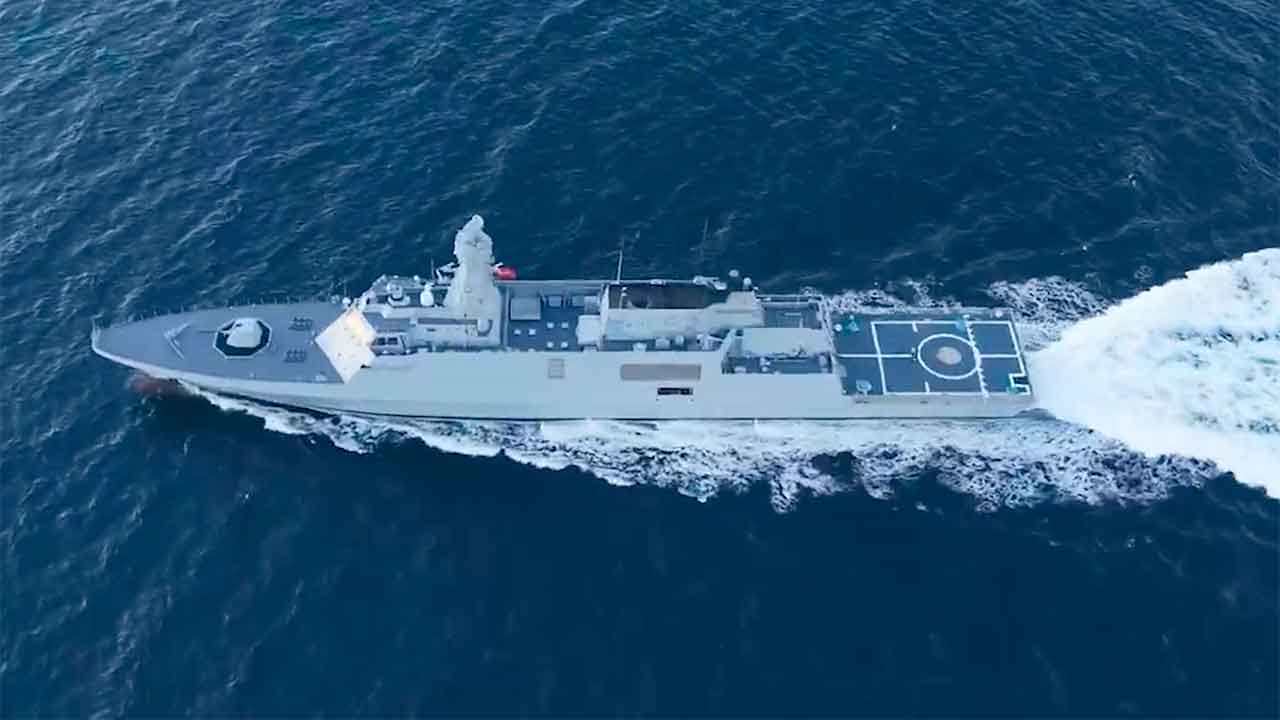 PNS Khaibar conducts precise sniping with the ADVENT system. Photo: X @HAVELSANResmi