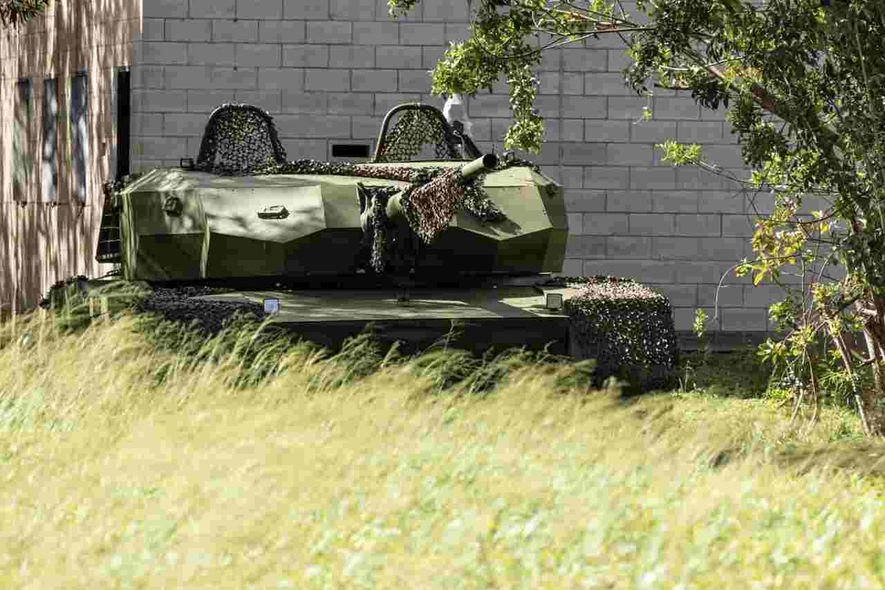 Het Amerikaanse leger gebruikt multiplex tanks op Hawaï