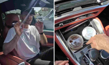Vídeo: Homem exibe carro com porta-copos que aquecem e resfriam bebidas ao mesmo tempo