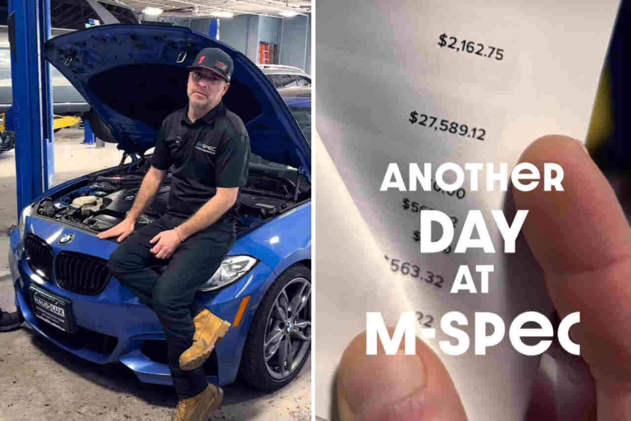 Videó: Férfit mentett meg egy szerelő, miután 28 000 dolláros árajánlatot kapott a BMW motorjának cseréjére
