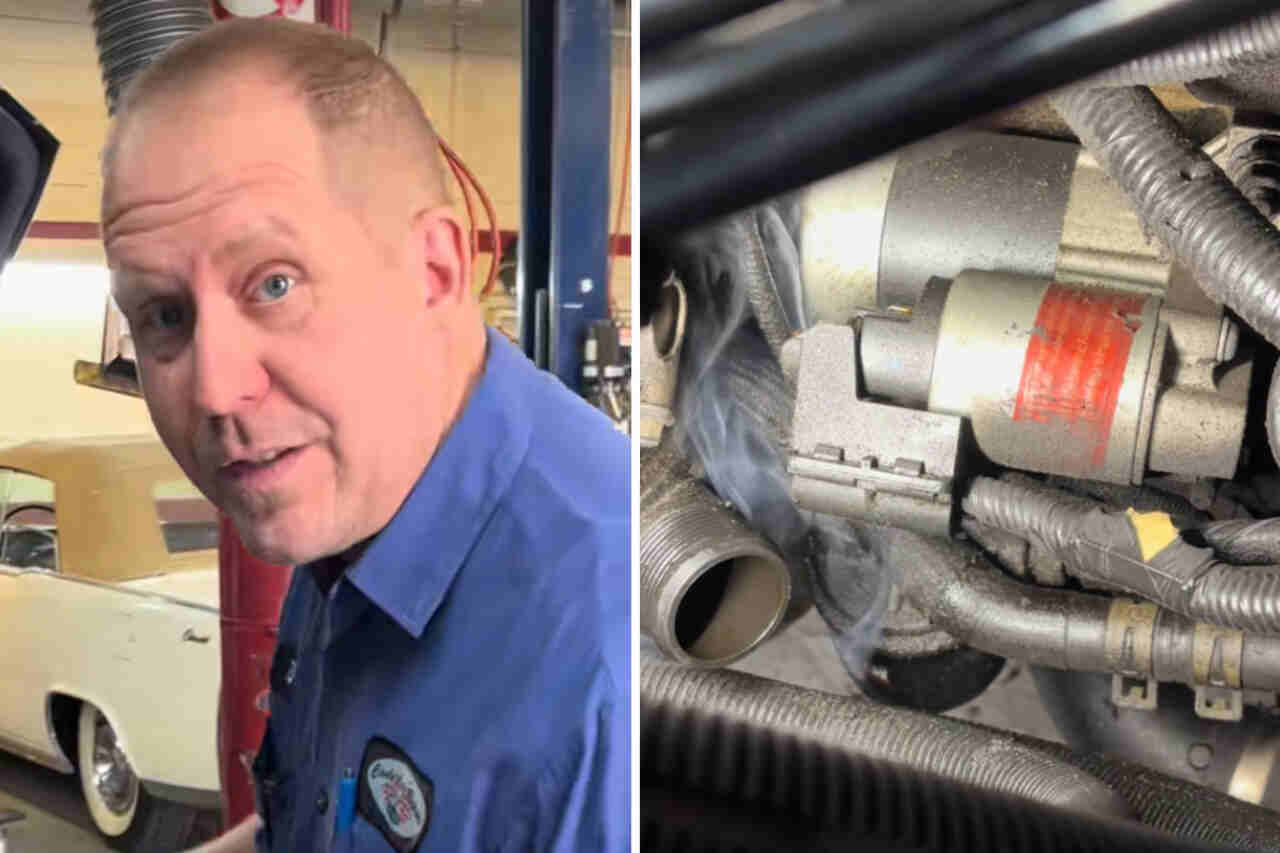 Mecânico mostra fumaça misteriosa saindo do motor de arranque de Ford Fusion: "Isso é ruim"
