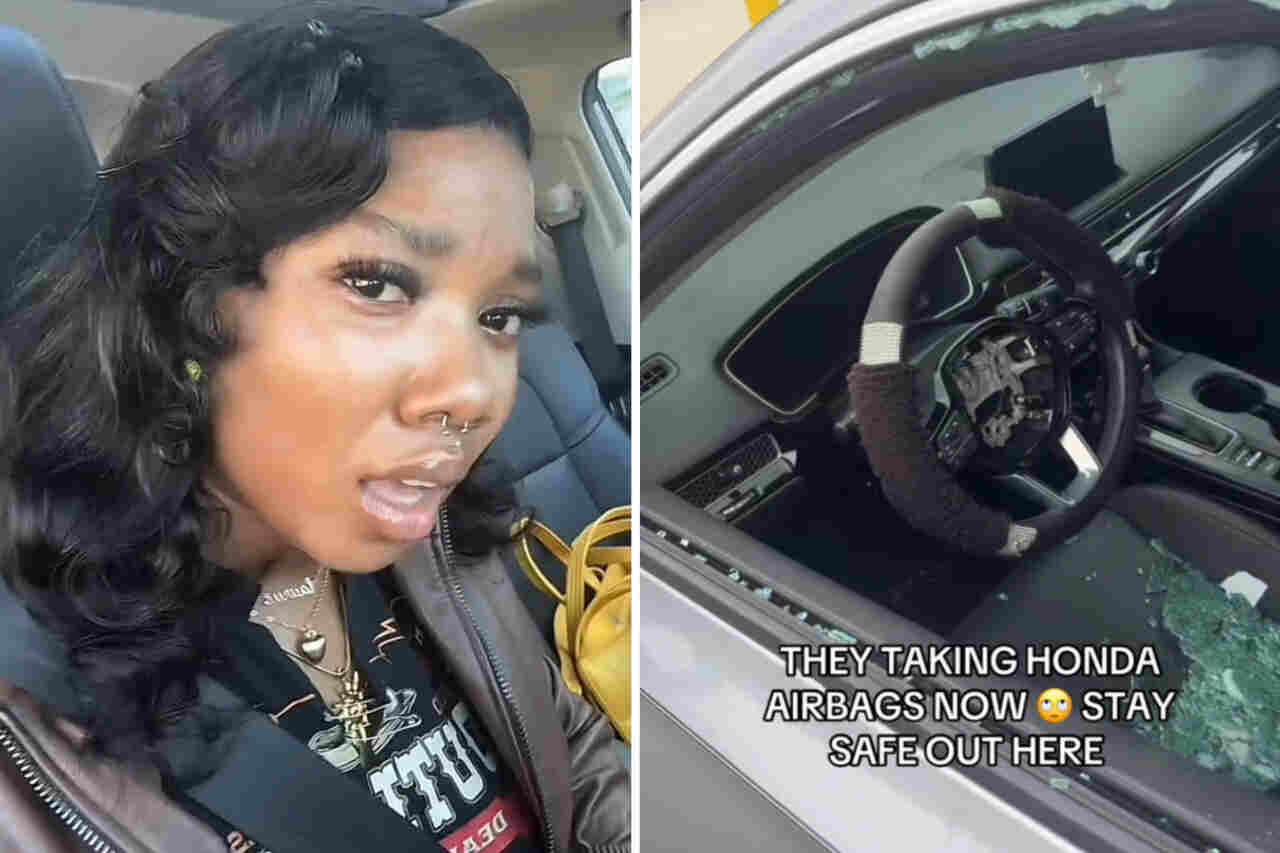 Honda owner alerts internet users about airbag theft: "Stay alert"