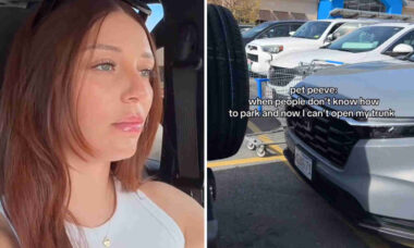 Vídeo: Mulher relata frustração após não conseguir abrir porta-malas no estacionamento do mercado