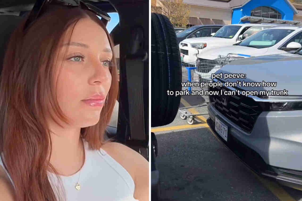 Video: Woman reports frustration after being unable to open trunk in supermarket parking lot