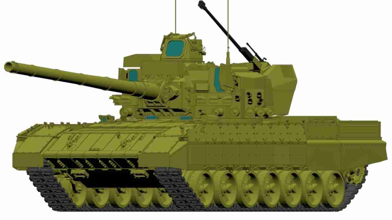 Gerenderte Lecks von Plänen enthüllen den leistungsstarken russischen T-95 Panzer